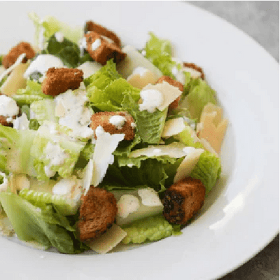 Mighty Croutons for a Mighty Caesar Salad