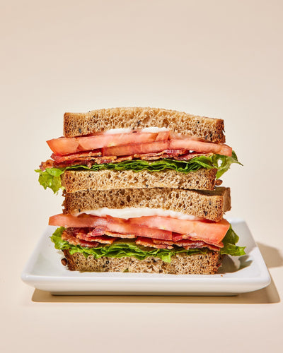Mighty Turkey Club with Lemon Aioli
