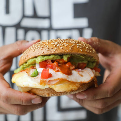 The Miller Leo (aka Spicy Egg Sandwich with Avo, Pico, and Chipotle)