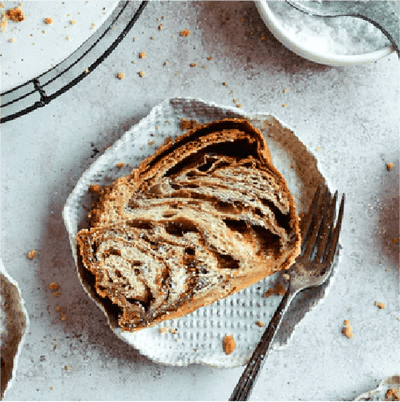 Doaa's Raspberry Babka with Sourdough Starter