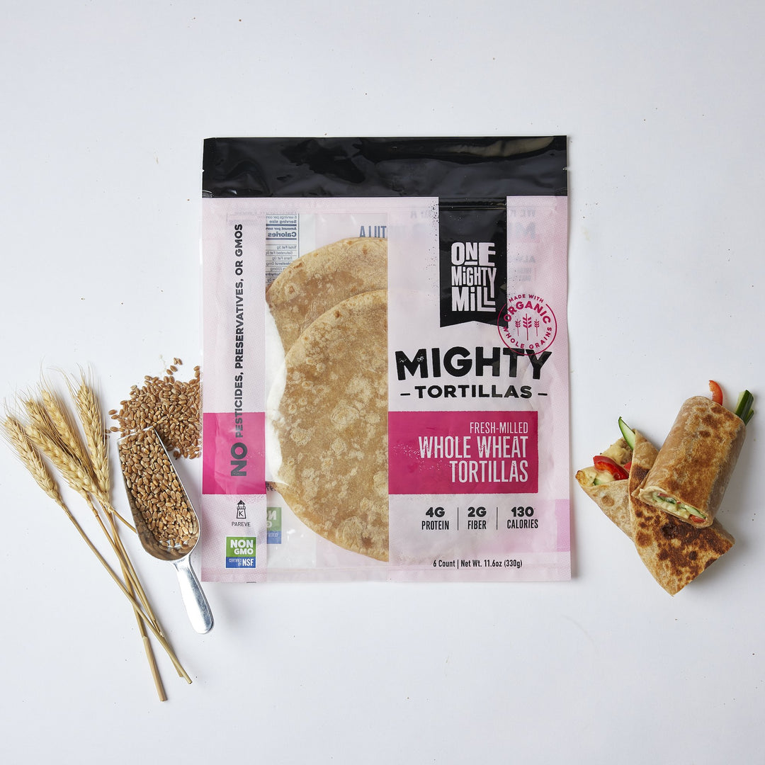 Whole Wheat Mighty Tortillas - Made from Organic Whole Grains