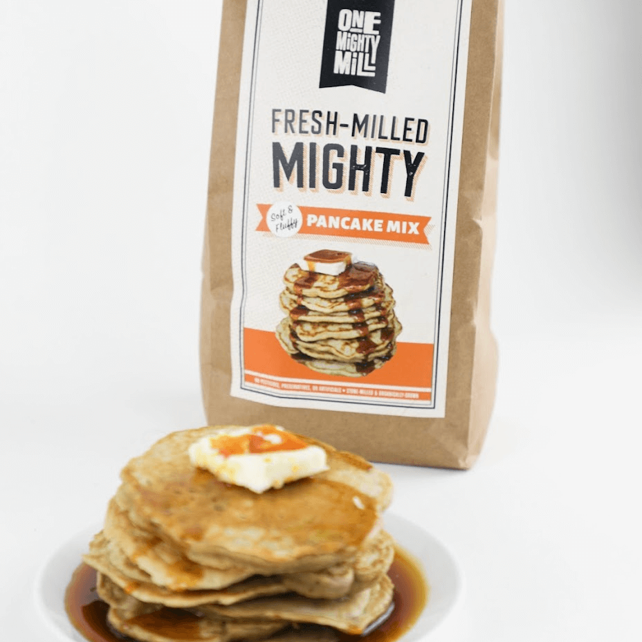 Mighty Pancake Mix with FreshMilled Whole Wheat Flour One Mighty Mill